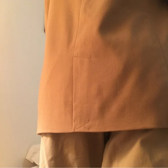 Zara soft loose oversized blazer beige - Picture 4 of 6